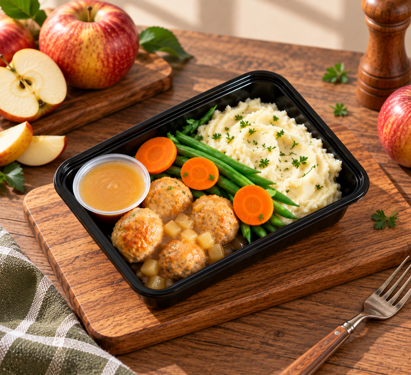 Les boulettes pomme & cheddar