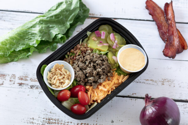 La salade cheeseburger