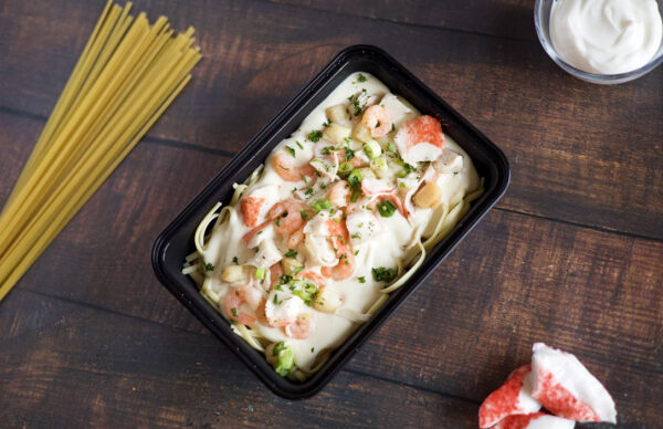 Les linguinis aux fruits de mer