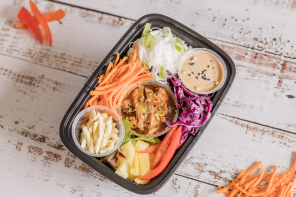 La salade de poulet général tao