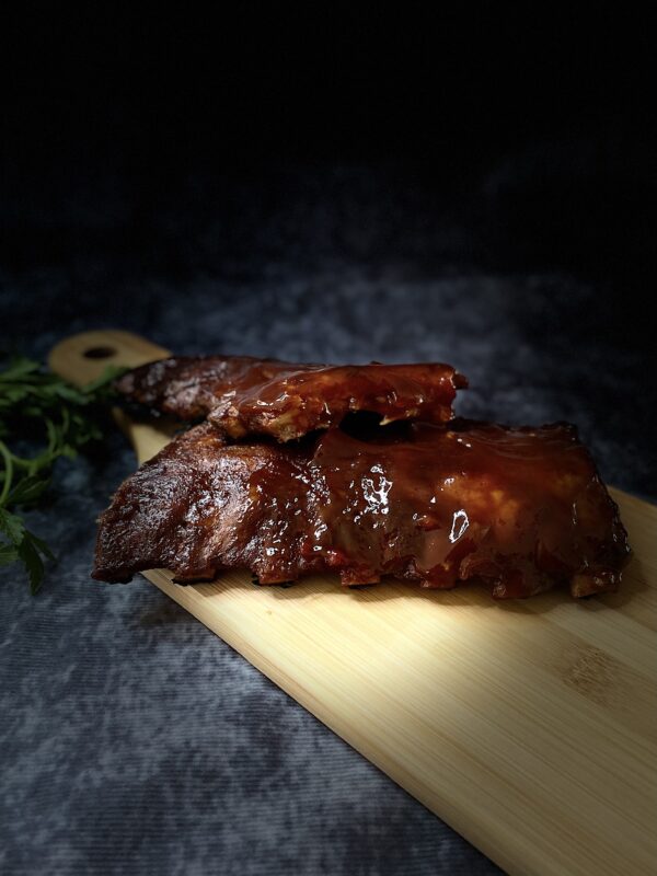 Le rack de côtes levées bbq