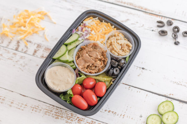 La salade steak & fromage sud-ouest