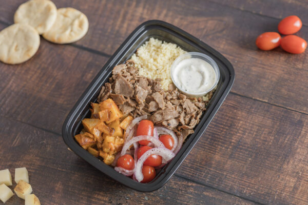 Le bol de boeuf shawarma