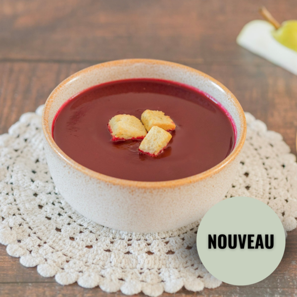 Le velouté betteraves & poires