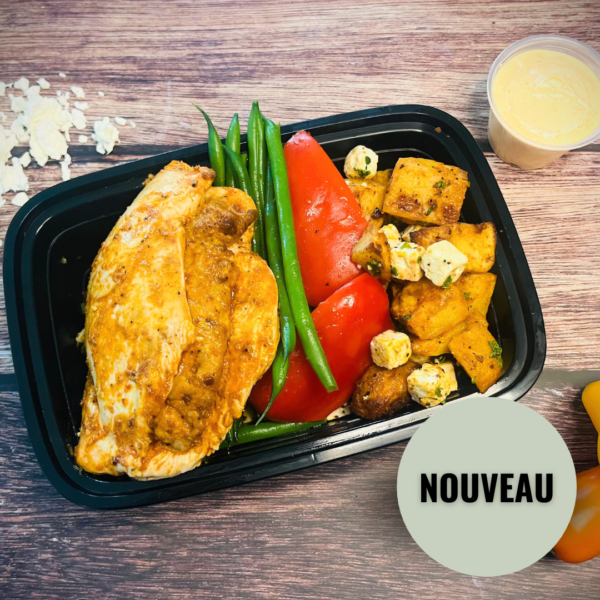 Le poulet portugais farci à la saucisse