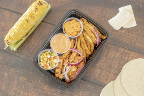 Les tacos fiesta au poulet bbq