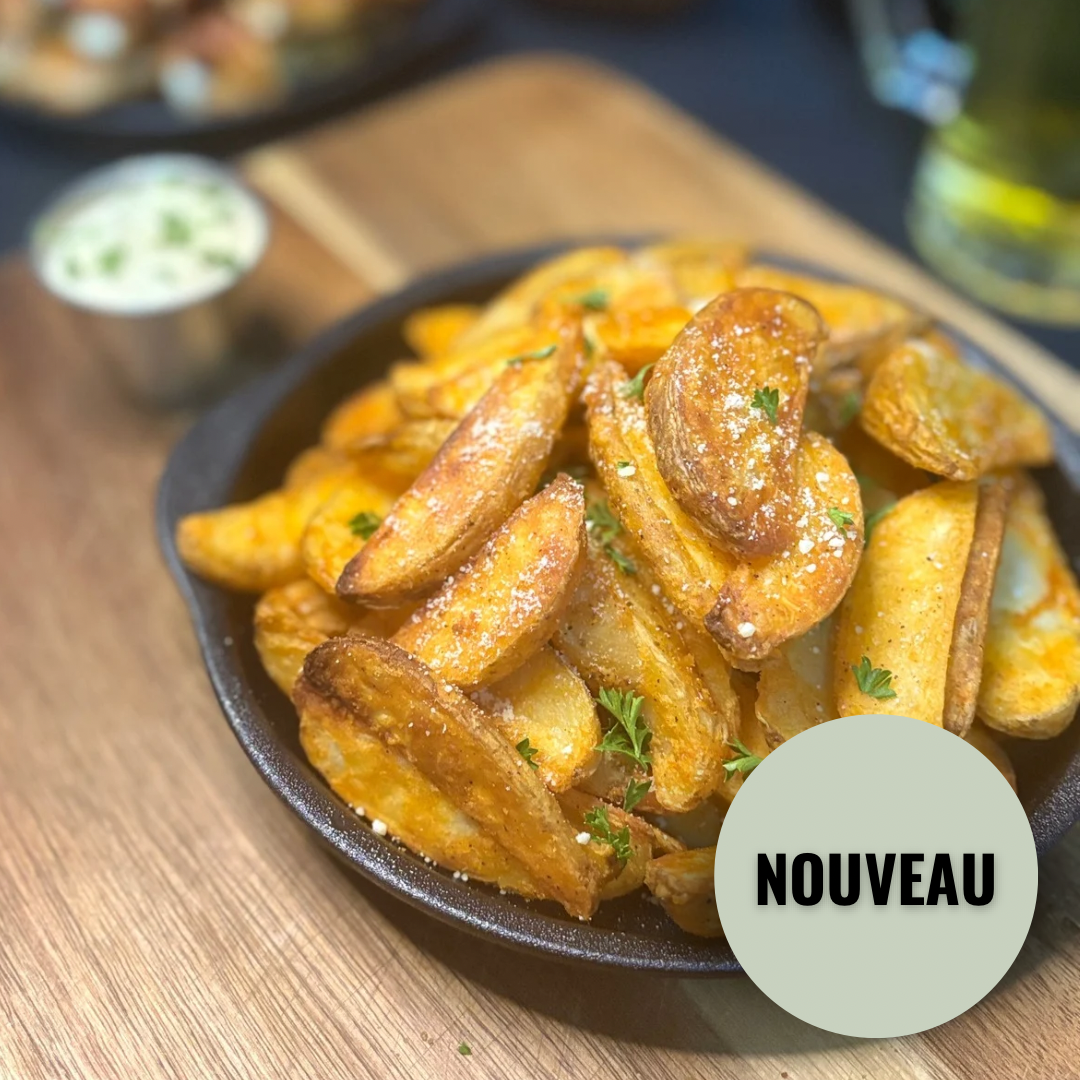 Quartiers de pommes de terre épicées