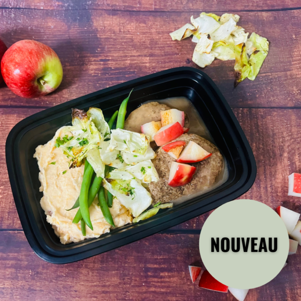Les médaillons de porc aux pommes