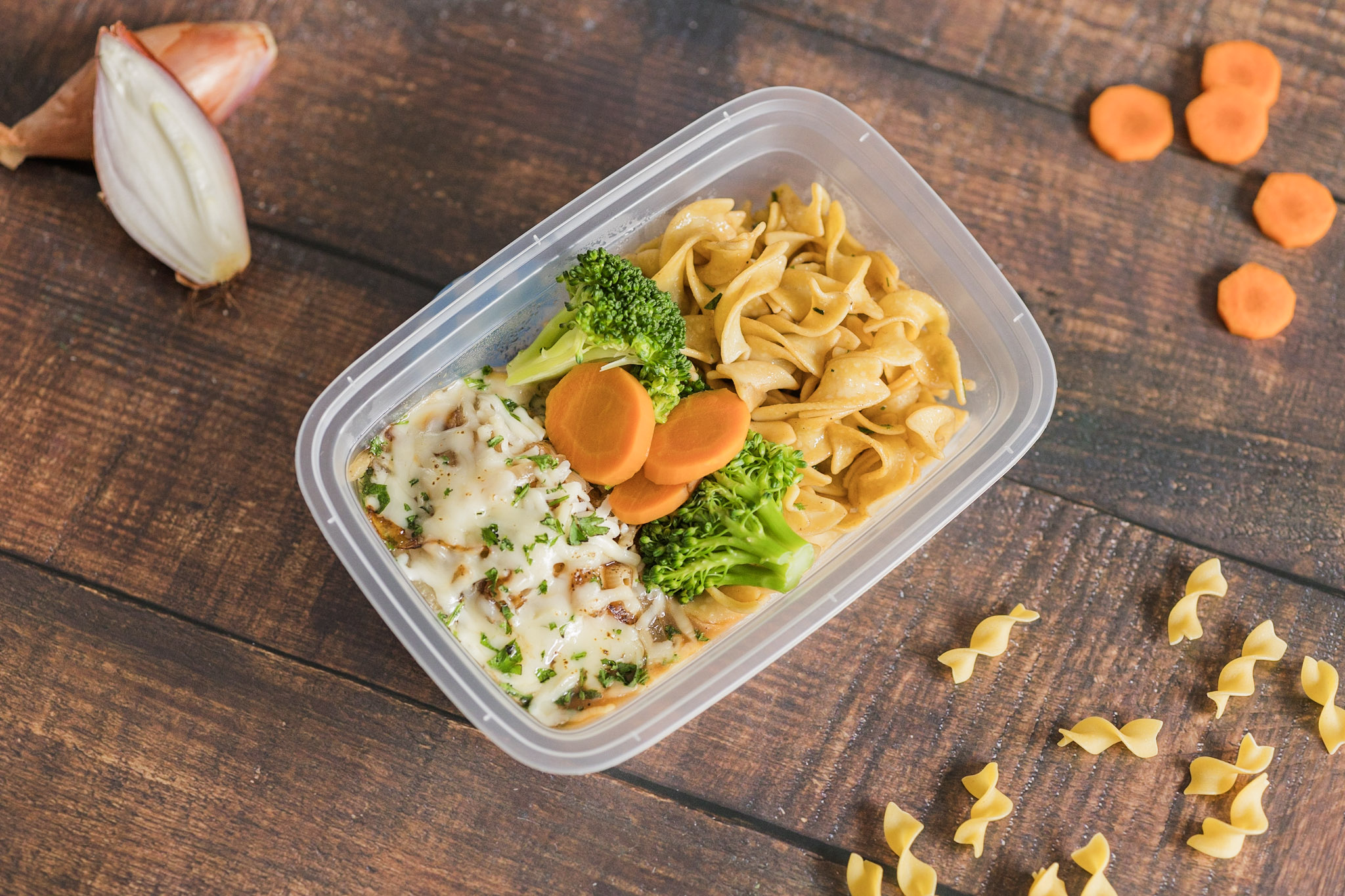 Le poulet façon soupe à l'oignon