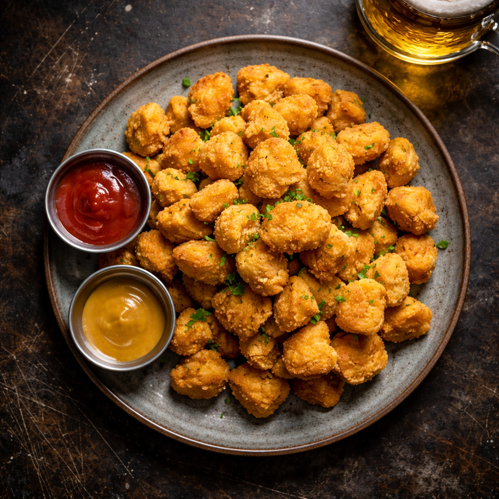 Le poulet pop corn
