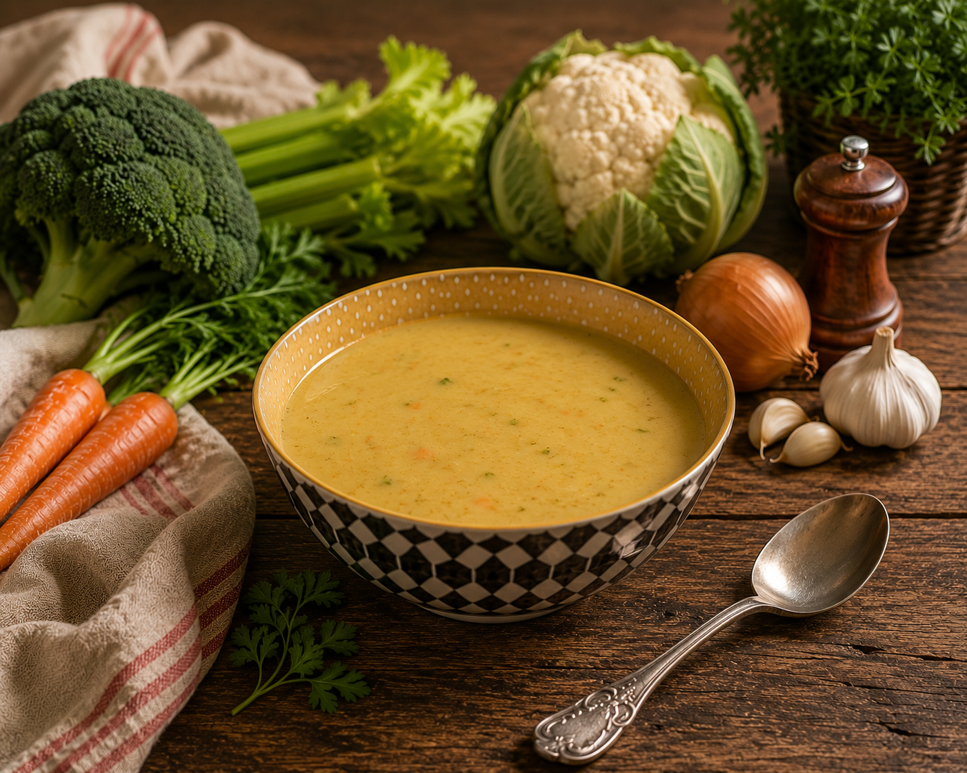 La crème de légumes