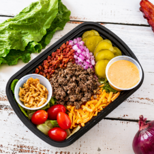 La salade cheeseburger