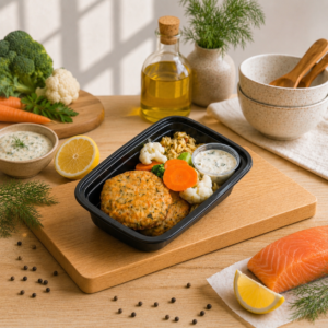 Les croquettes de saumon
