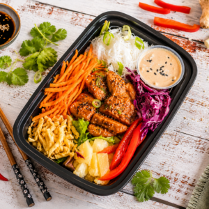 La salade de poulet général tao