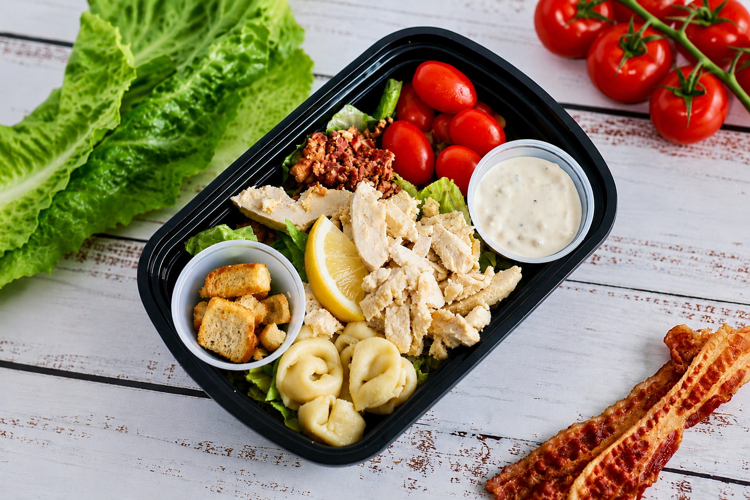 La salade de poulet césar revisitée