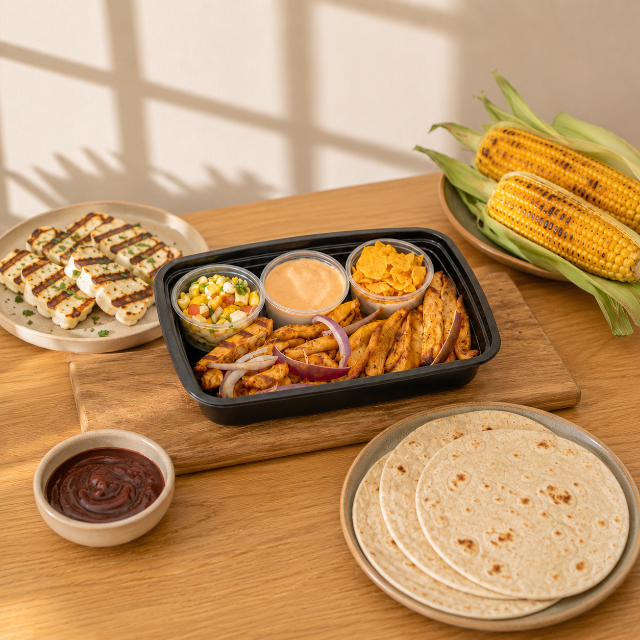 Les tacos fiesta au poulet bbq